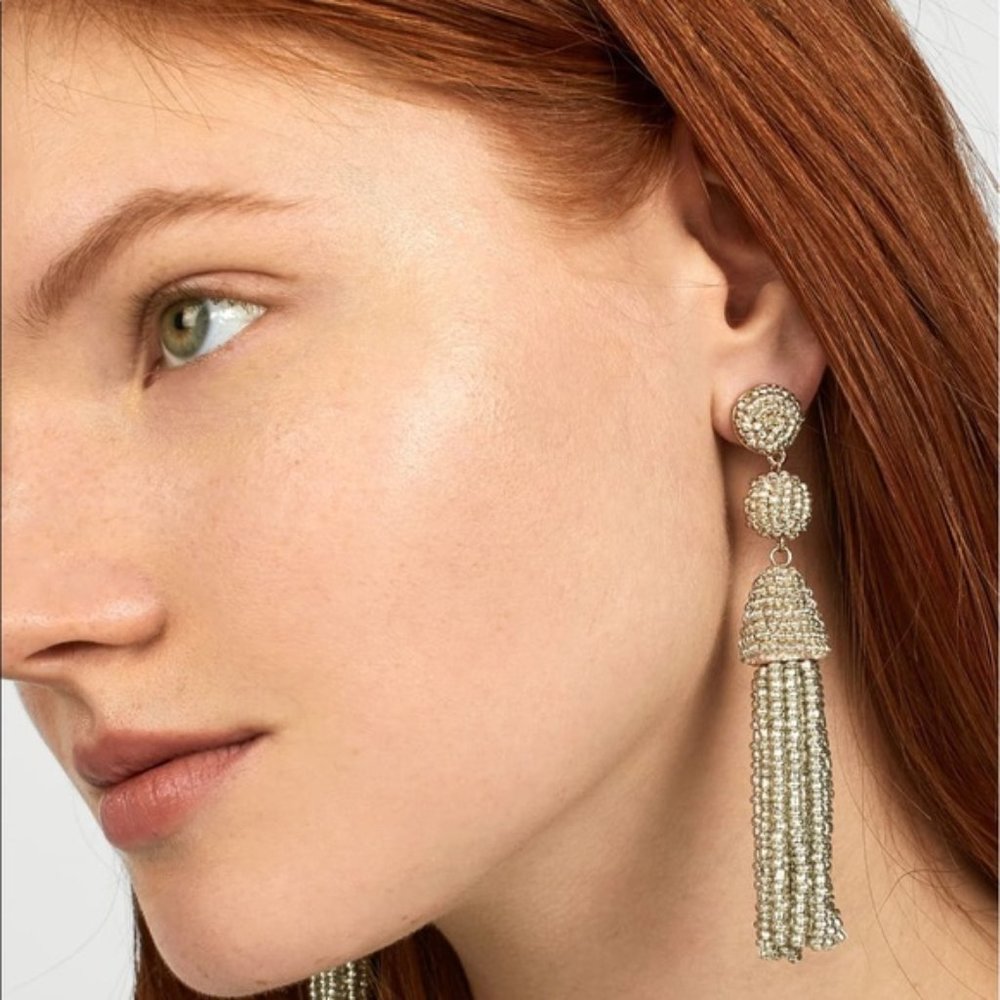 Baublebar Granita Beaded Tassel Earrings